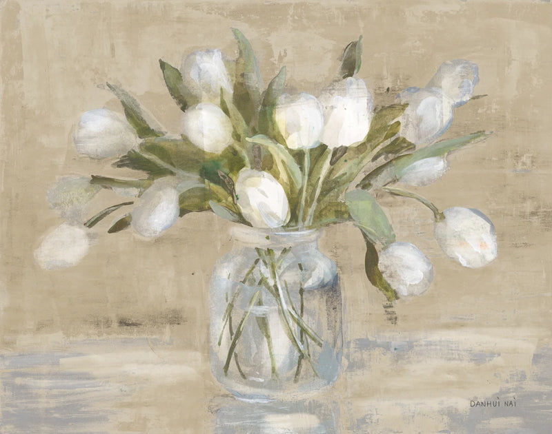April Tulips Neutral by Danhui Nai