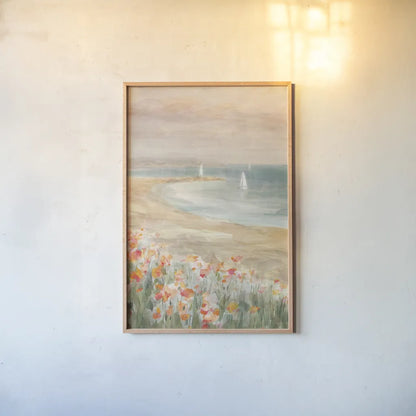 Around the Point I by Danhui Nai. shown as a paper print in a natural frame. Available as a archival giclee rolled canvas, fine art paper, or poster print. SKU 70934h.