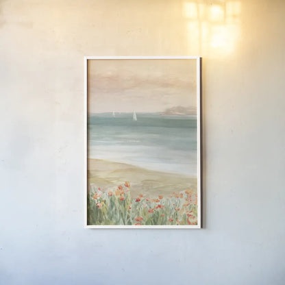Around the Point II by Danhui Nai. shown as a paper print in a white frame. Available as a archival giclee rolled canvas, fine art paper, or poster print. SKU 70935h.