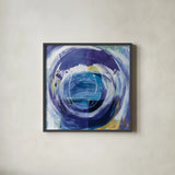 Around the World by Danhui Nai. Shown in a sleek black glass frame for a contemporary gallery look. Available as an archival giclee rolled canvas, fine art paper, or poster print. SKU 74117a.