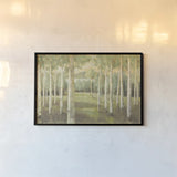 Aspens Neutral by Danhui Nai. shown as a paper print in a black flame. Available as a archival giclee rolled canvas, fine art paper, or poster print. SKU 46152i.