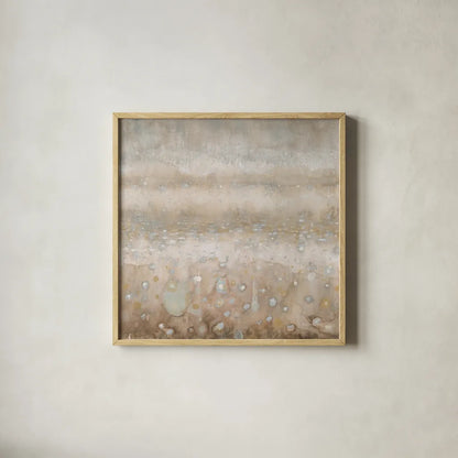 Atmosphere by Danhui Nai. Shown in a natural wood glass frame for a timeless modern aesthetic. Available as an archival giclee rolled canvas, fine art paper, or poster print. SKU 84150a.