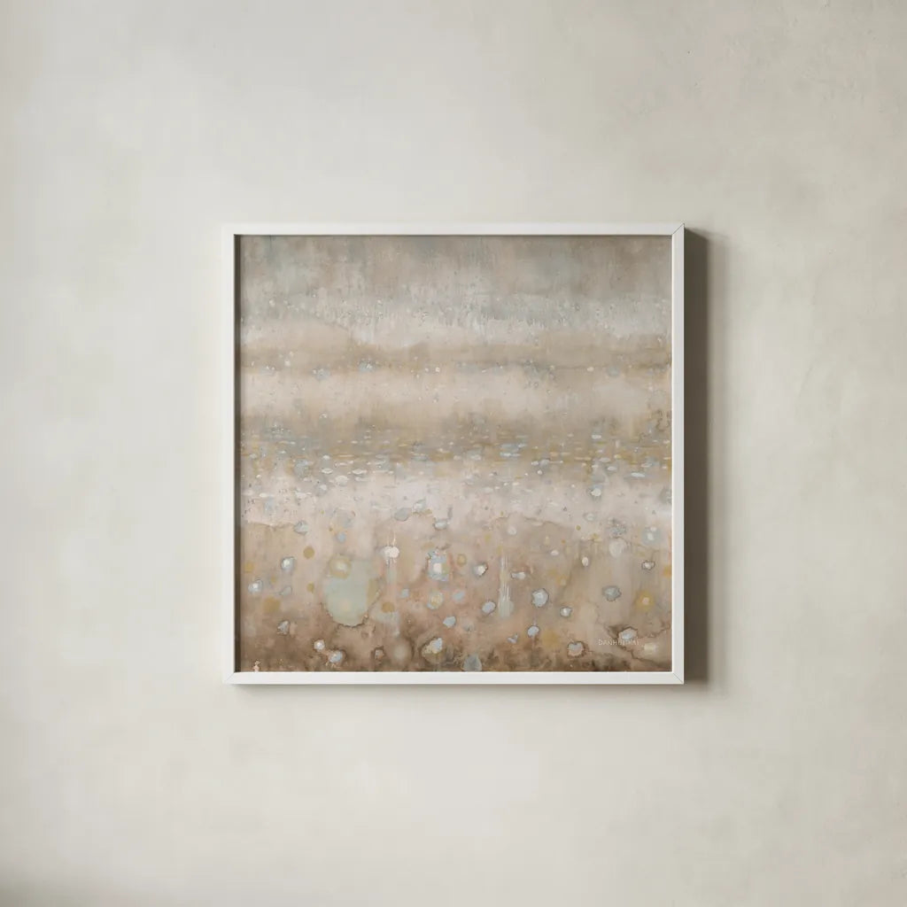 Atmosphere by Danhui Nai. Shown in a crisp white glass frame for a clean and minimalist style. Available as an archival giclee rolled canvas, fine art paper, or poster print. SKU 84150a.