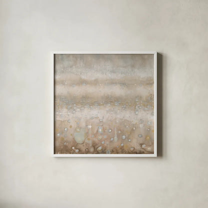 Atmosphere by Danhui Nai. Shown in a crisp white glass frame for a clean and minimalist style. Available as an archival giclee rolled canvas, fine art paper, or poster print. SKU 84150a.
