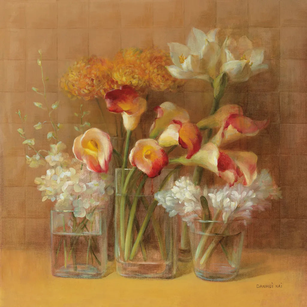 Autumn Elegance by Danhui Nai. SKU 5300a. Archival Giclee Fine art print for wall decor.