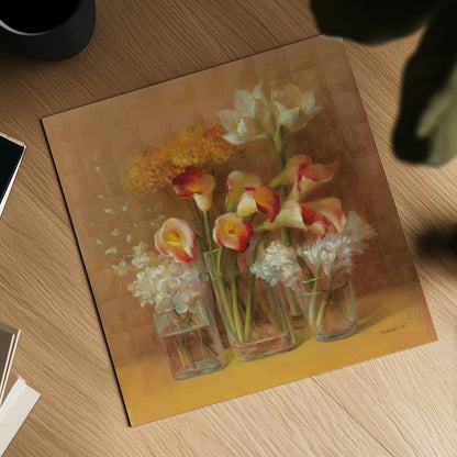 Autumn Elegance by Danhui Nai. Shown as a detailed flat fine art print, highlighting archival giclee quality. Available as an archival giclee rolled canvas, fine art paper, or poster print. SKU 5300a.