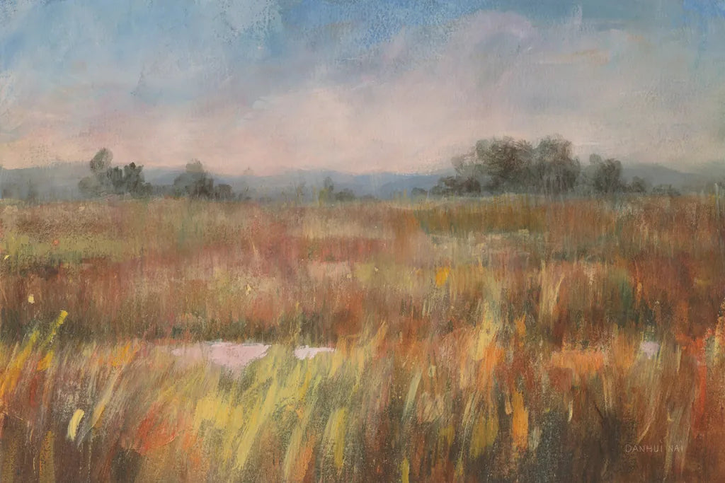Autumn Fields by Danhui Nai. SKU 68350i. Archival Giclee Fine art print for wall decor.