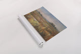 Autumn Fields by Danhui Nai. shown as a rolled paper print. Available as archival giclee rolled canvas, fine art paper, or poster print. SKU 68350i.