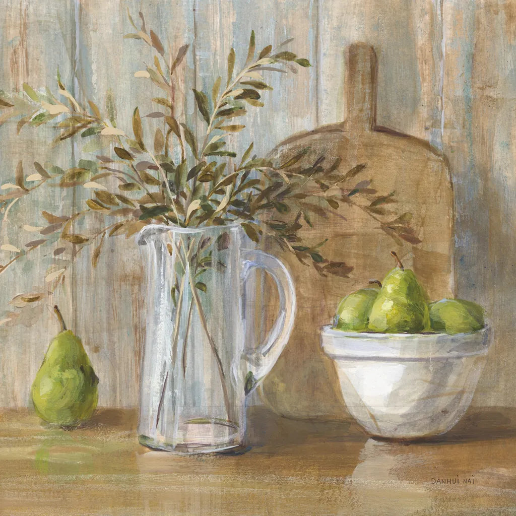 Autumn Kitchen v2 Sq by Danhui Nai. SKU 98755a. Archival Giclee Fine art print for wall decor.