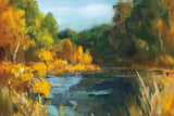 Autumn River by Danhui Nai. SKU 100348i. Archival Giclee Fine art print for wall decor.