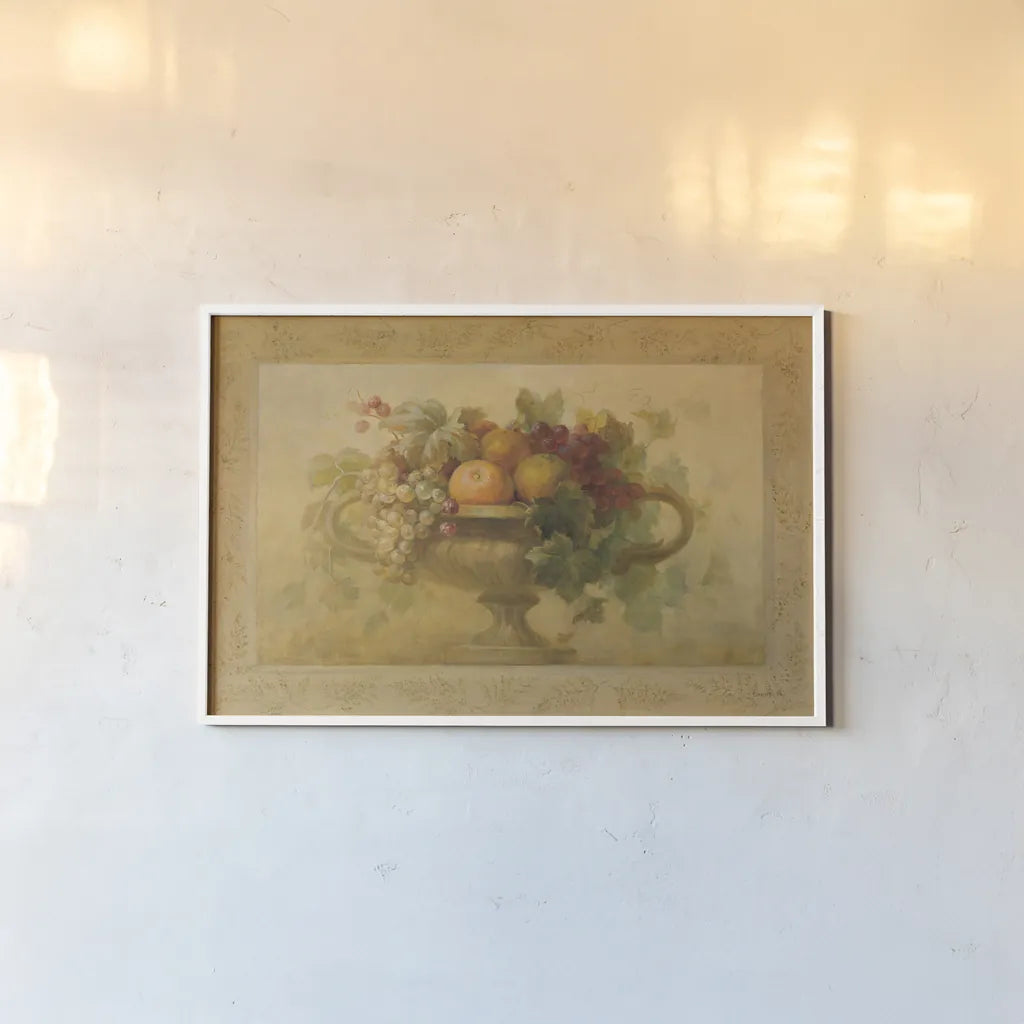 Autumn Urn by Danhui Nai. shown as a paper print in a white frame. Available as a archival giclee rolled canvas, fine art paper, or poster print. SKU 5182i.