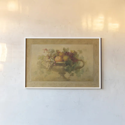 Autumn Urn by Danhui Nai. shown as a paper print in a white frame. Available as a archival giclee rolled canvas, fine art paper, or poster print. SKU 5182i.