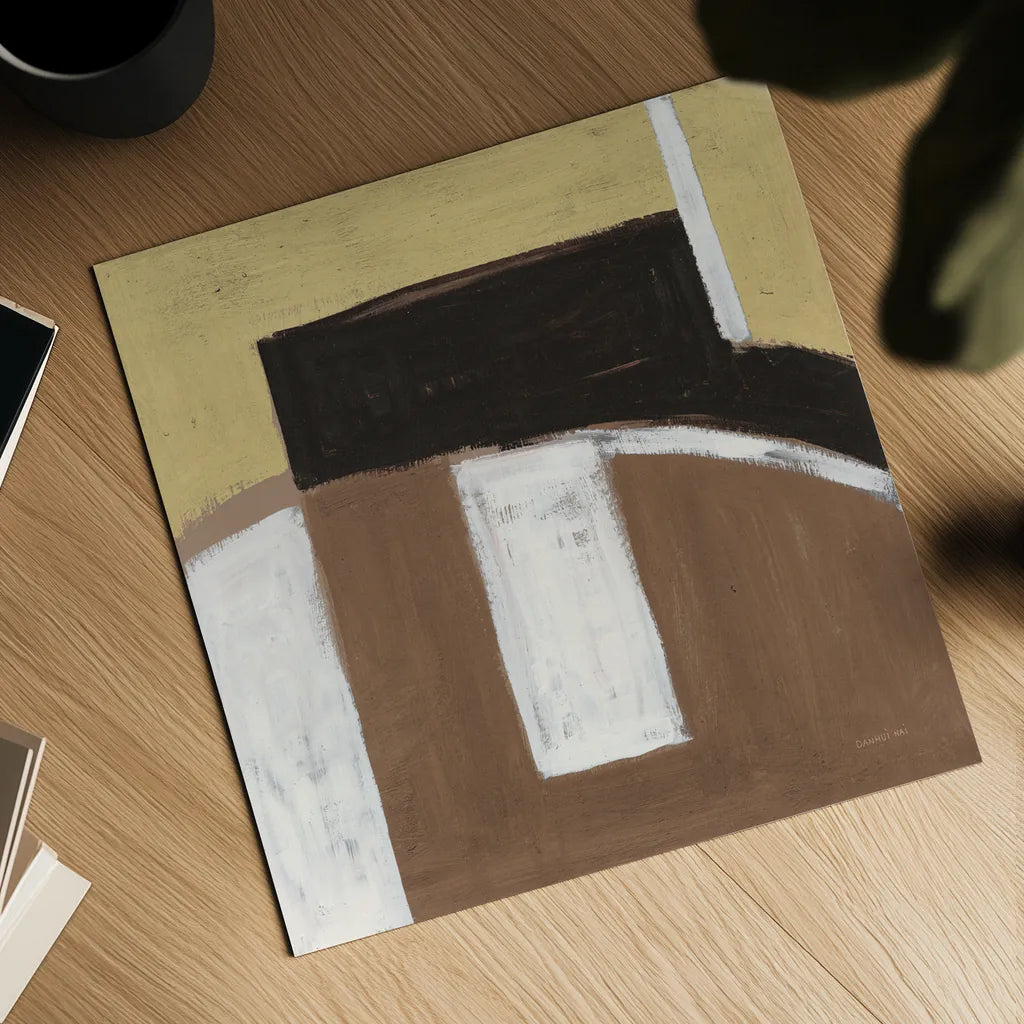 Balancing Act Neutral by Danhui Nai. Shown as a detailed flat fine art print, highlighting archival giclee quality. Available as an archival giclee rolled canvas, fine art paper, or poster print. SKU 90638a.