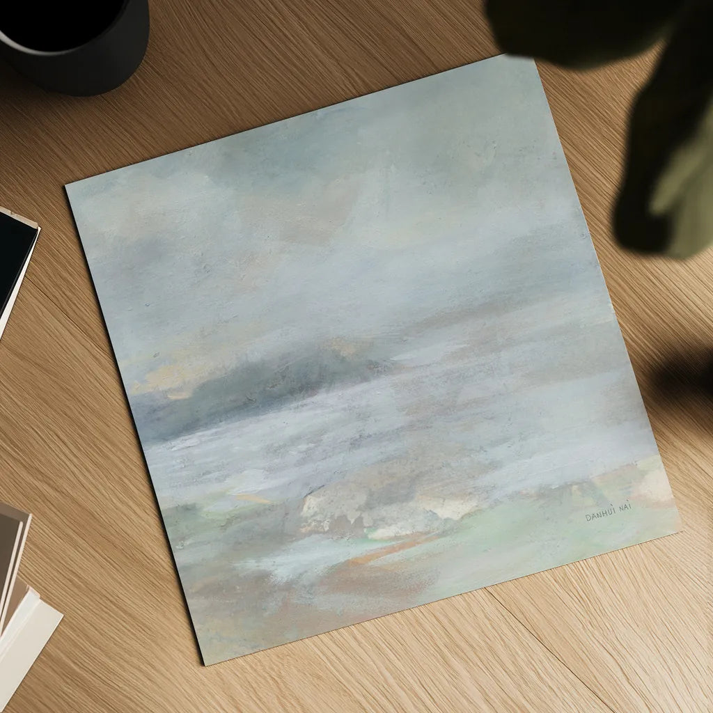 Bay Fog Crop by Danhui Nai. Shown as a detailed flat fine art print, highlighting archival giclee quality. Available as an archival giclee rolled canvas, fine art paper, or poster print. SKU 74122a.