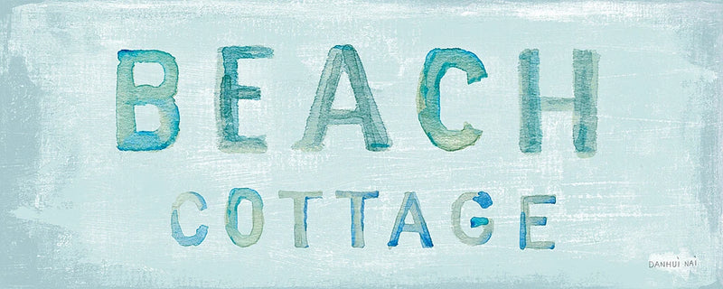 Beach Cottage Sign by Danhui Nai