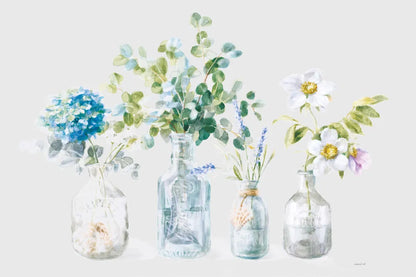 Beach Flowers I Grey by Danhui Nai. SKU 57726i. Archival Giclee Fine art print for wall decor.