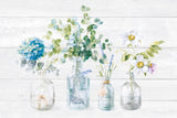Beach Flowers I Shiplap No Coral by Danhui Nai. SKU 84634i. Archival Giclee Fine art print for wall decor.