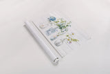 Beach Flowers I Shiplap No Coral by Danhui Nai. shown as a rolled paper print. Available as archival giclee rolled canvas, fine art paper, or poster print. SKU 84634i.