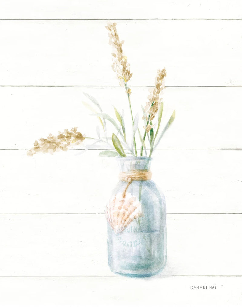 Beach Flowers III Neutral by Danhui Nai
