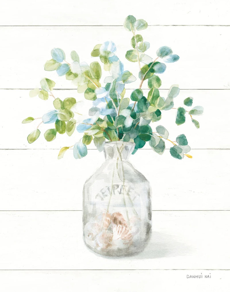 Beach Flowers IV Vase by Danhui Nai