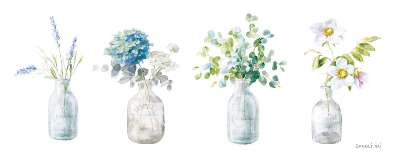 Beach Flowers Panel by Danhui Nai