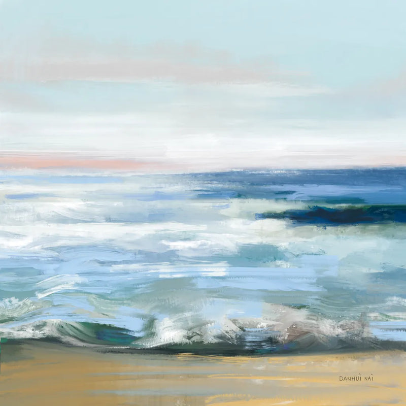 Beauty of the Beach by Danhui Nai. SKU 102556a. Archival Giclee Fine art print for wall decor.