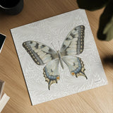Beetles and Butterflies I by Danhui Nai. Shown as a detailed flat fine art print, highlighting archival giclee quality. Available as an archival giclee rolled canvas, fine art paper, or poster print. SKU 86644a.
