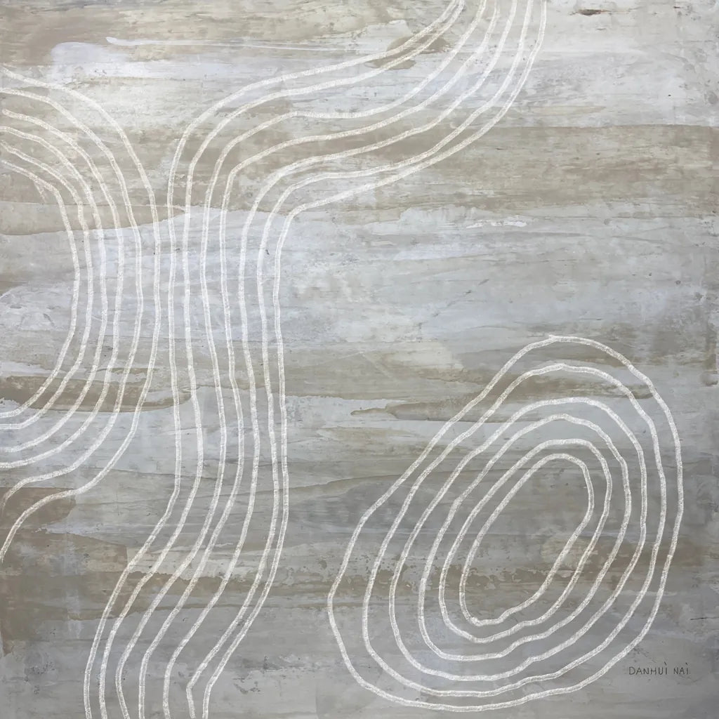 Beige Abstract II by Danhui Nai. SKU 84420a. Archival Giclee Fine art print for wall decor.