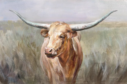 Big Sky Longhorn by Danhui Nai. SKU 75633i. Archival Giclee Fine art print for wall decor.