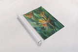 Bird of Paradise II Crop by Danhui Nai. shown as a rolled paper print. Available as archival giclee rolled canvas, fine art paper, or poster print. SKU 54062h.