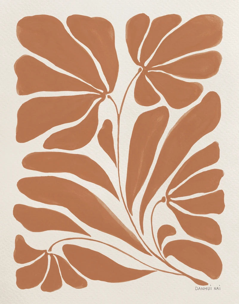 Blooming Joy II Terracotta by Danhui Nai