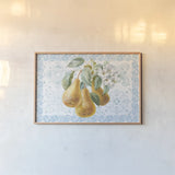 Blooming Orchard I by Danhui Nai. shown as a paper print in a natural frame. Available as a archival giclee rolled canvas, fine art paper, or poster print. SKU 78490i.