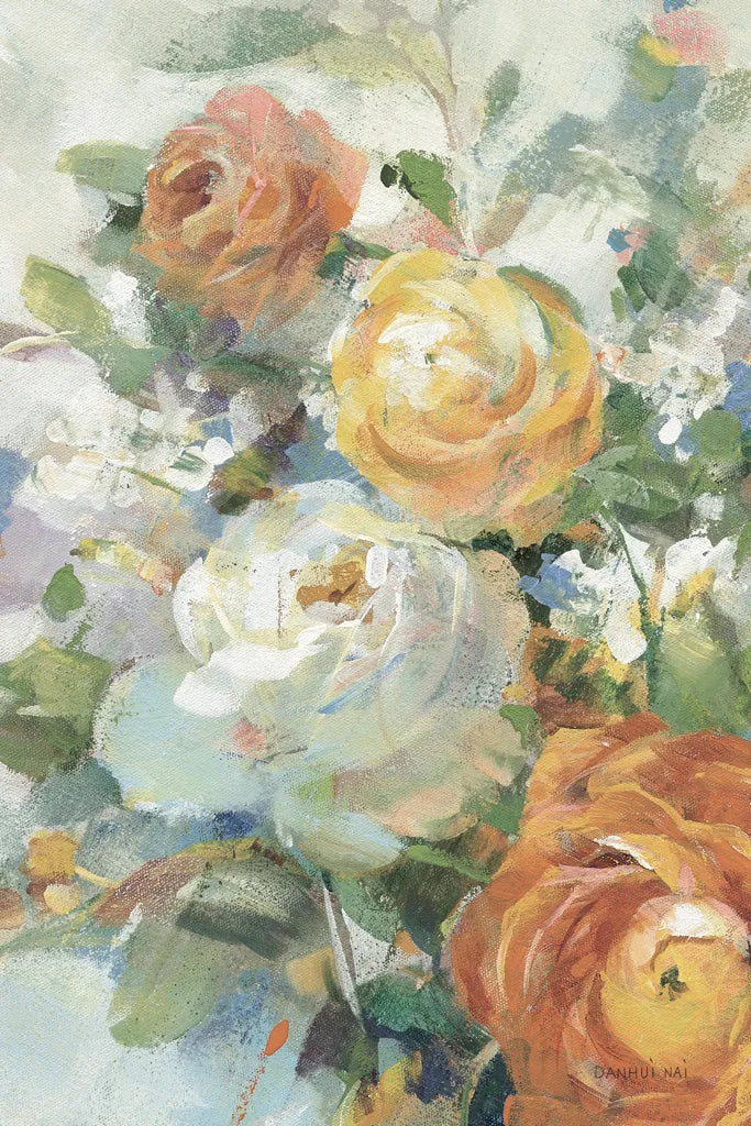 Blooming Splendor I Panel I by Danhui Nai. SKU 99172h. Archival Giclee Fine art print for wall decor.