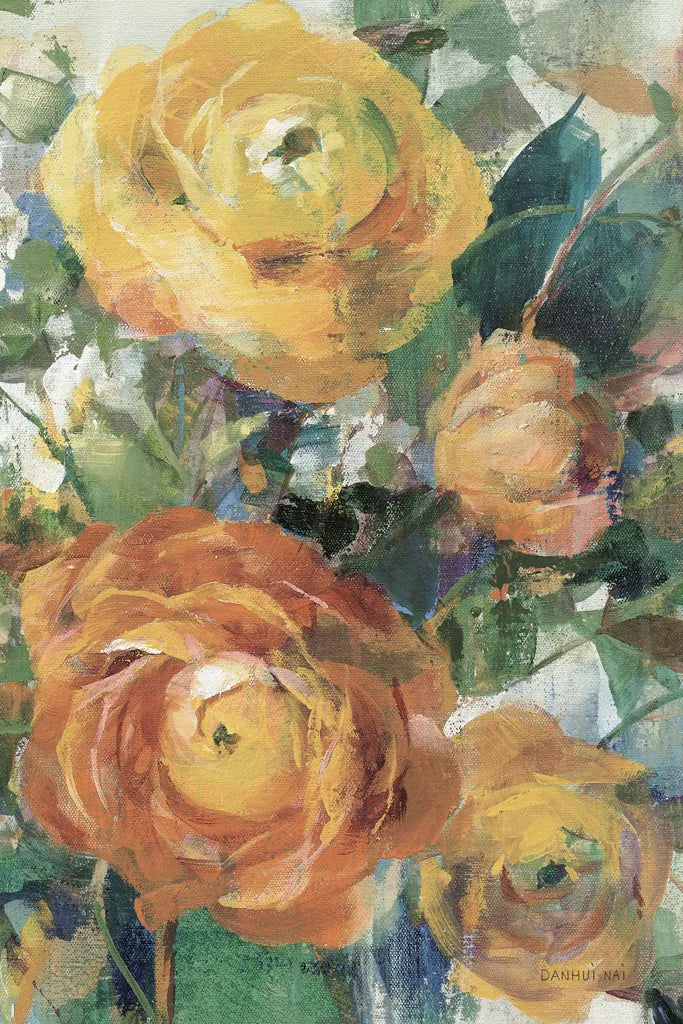 Blooming Splendor I Panel II by Danhui Nai. SKU 99173h. Archival Giclee Fine art print for wall decor.