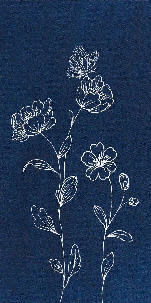 Blue Butterfly Garden I by Danhui Nai
