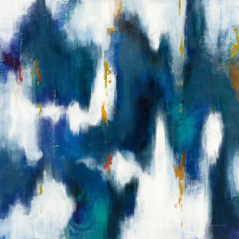 Blue Texture II by Danhui Nai. SKU 47250a. Archival Giclee Fine art print for wall decor.