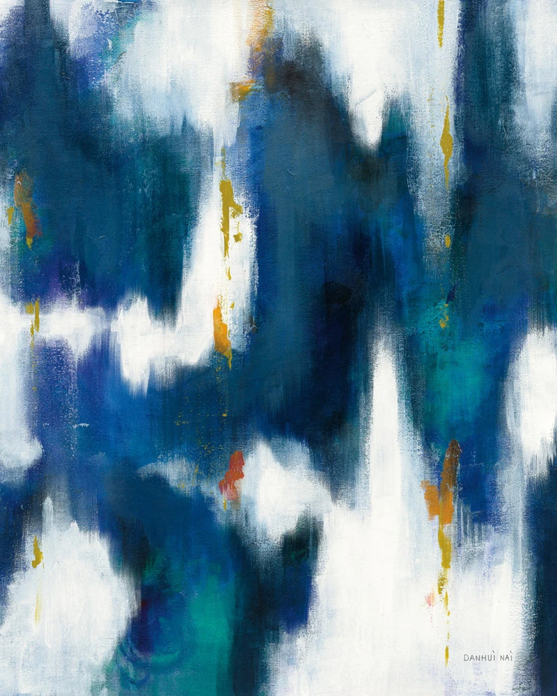 Blue Texture II Crop by Danhui Nai