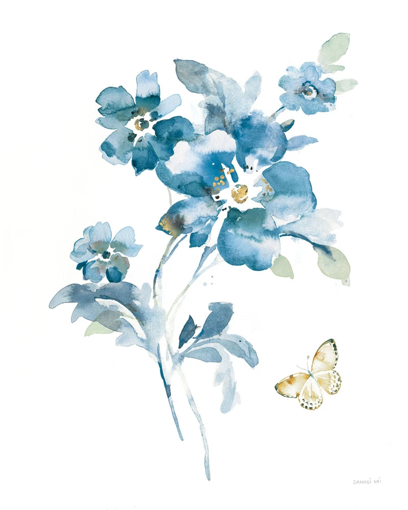 Blues of Summer I Gilded by Danhui Nai