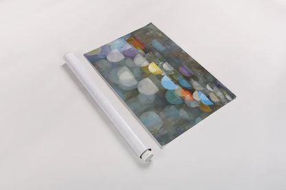 Blurry Lights Crop by Danhui Nai. shown as a rolled paper print. Available as archival giclee rolled canvas, fine art paper, or poster print. SKU 92720i.