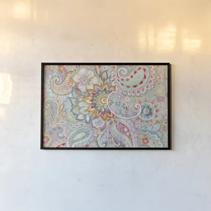 Boho Japonais Crop by Danhui Nai. shown as a paper print in a black flame. Available as a archival giclee rolled canvas, fine art paper, or poster print. SKU 30138i.