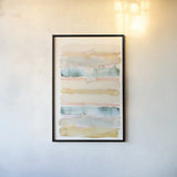 Boho Tropical Abstract II by Danhui Nai. shown as a paper print in a black flame. Available as a archival giclee rolled canvas, fine art paper, or poster print. SKU 72049h.