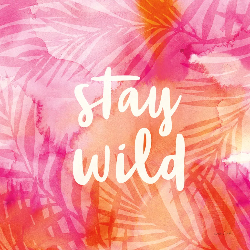 Boho Tropical Sign I by Danhui Nai. SKU 72050a. Archival Giclee Fine art print for wall decor.