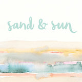 Boho Tropical Sign III by Danhui Nai. SKU 72052a. Archival Giclee Fine art print for wall decor.