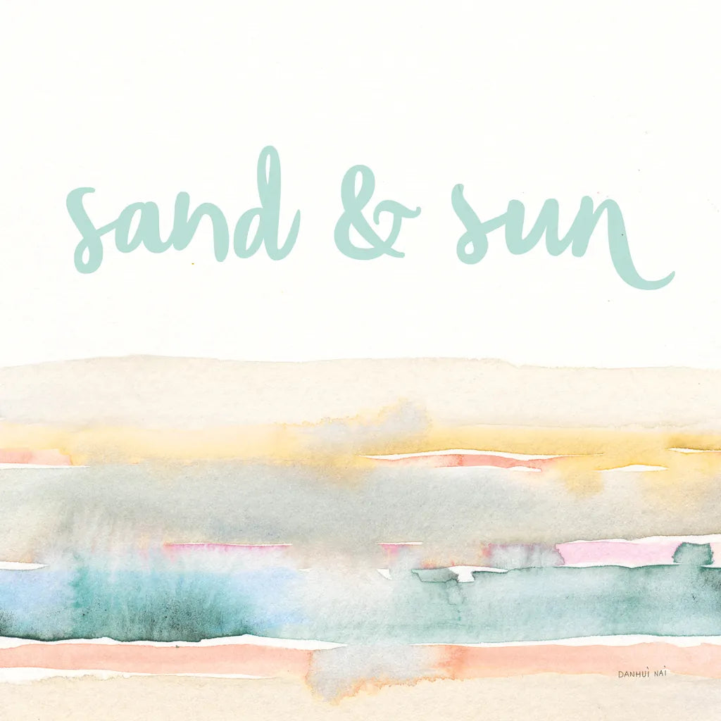 Boho Tropical Sign III by Danhui Nai. SKU 72052a. Archival Giclee Fine art print for wall decor.