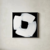 Bold Strokes by Danhui Nai. Shown in a sleek black glass frame for a contemporary gallery look. Available as an archival giclee rolled canvas, fine art paper, or poster print. SKU 102670a.