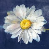 Boldest Bloom II Dark Blue by Danhui Nai. SKU 66622a. Archival Giclee Fine art print for wall decor.