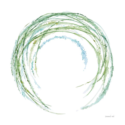 Botanical Halo II by Danhui Nai. SKU 85379a. Archival Giclee Fine art print for wall decor.