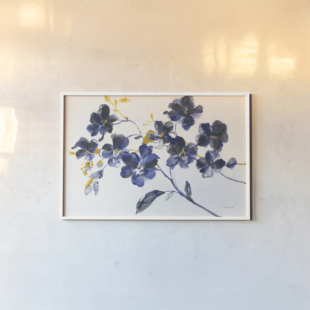 Branching Outward by Danhui Nai. shown as a paper print in a white frame. Available as a archival giclee rolled canvas, fine art paper, or poster print. SKU 75561i.