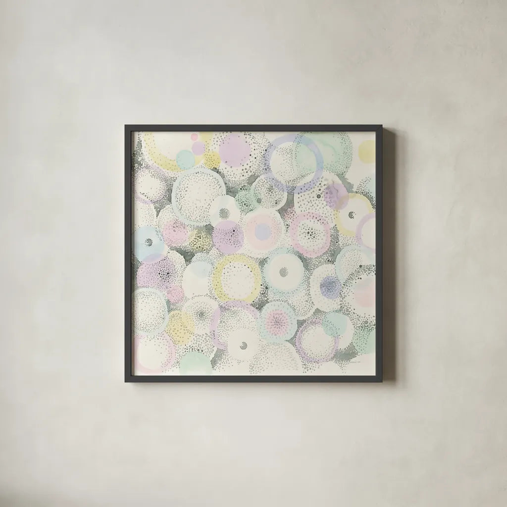 Breezes Crop by Danhui Nai. Shown in a sleek black glass frame for a contemporary gallery look. Available as an archival giclee rolled canvas, fine art paper, or poster print. SKU 37300a.