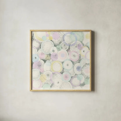 Breezes Crop by Danhui Nai. Shown in a natural wood glass frame for a timeless modern aesthetic. Available as an archival giclee rolled canvas, fine art paper, or poster print. SKU 37300a.
